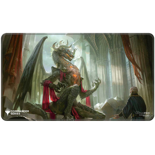 Magic TCG: Commander Series- Release 3- Three Color Shard- Q4 2024 Stitched Edge Playmat Korvold