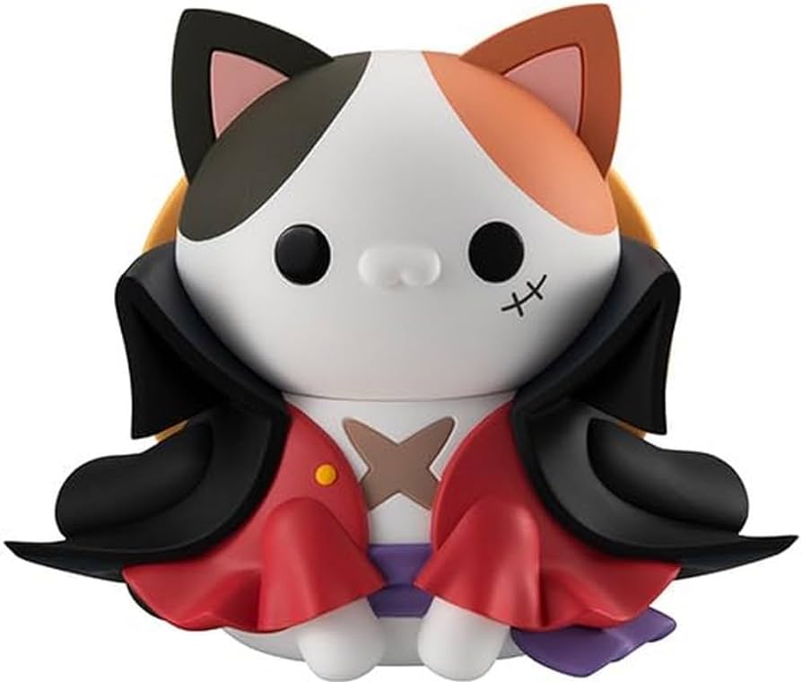 Figurine Megahouse One Piece Mega Cat Project Nyan Piece Nyan Beckoning Cat Lucky Cat Pirates 7 cm Modèle aléatoire