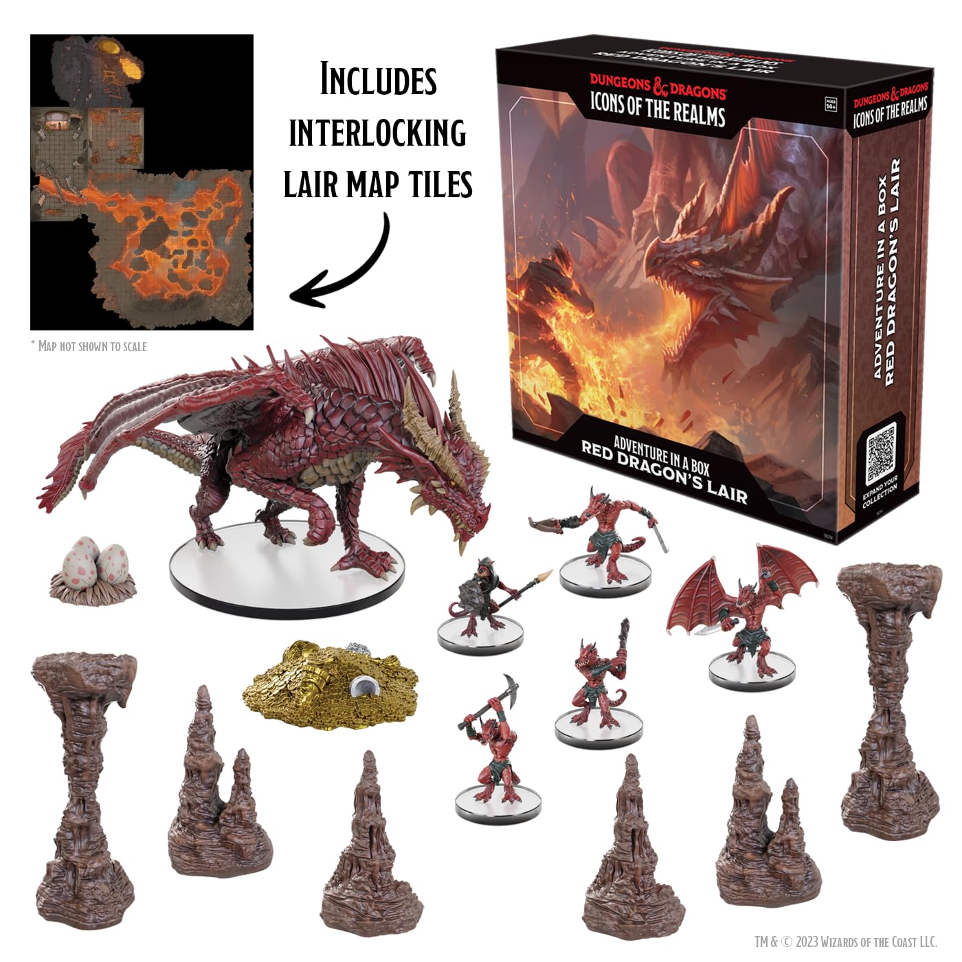 D&D Icon of the Realms Adventure in a Box Red Dragons Lair