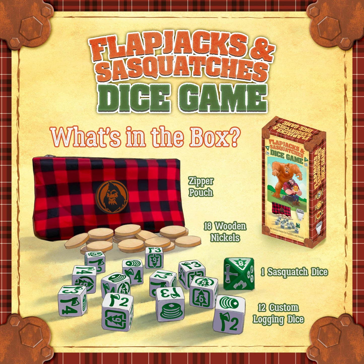 Flapjacks & Sasquatches Board Game