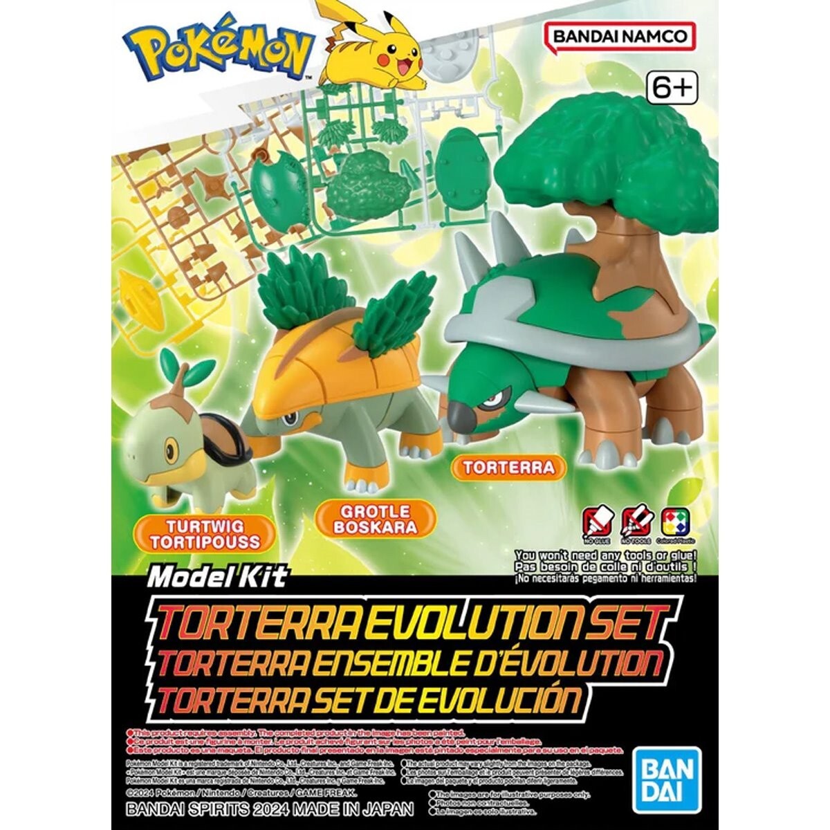 Torterra Evolution Pokemon Model Kit