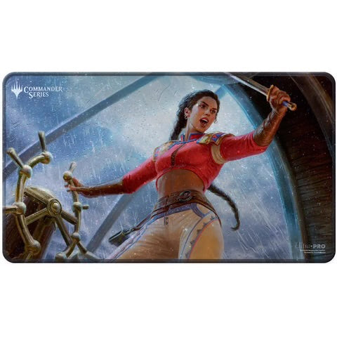 Magic TCG: Commander Series- Release 3- Enemy Color- Q3 2024 Stitched Edge Holofoil Playmat Sisay