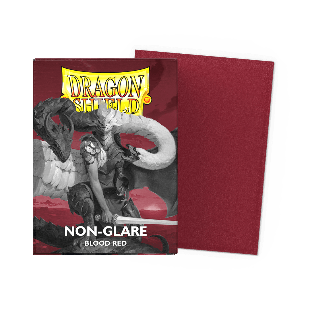 Dragon Shield Card Sleeves: Matte Blood Red Non-Glare(100) – Glorious Games  & Goods