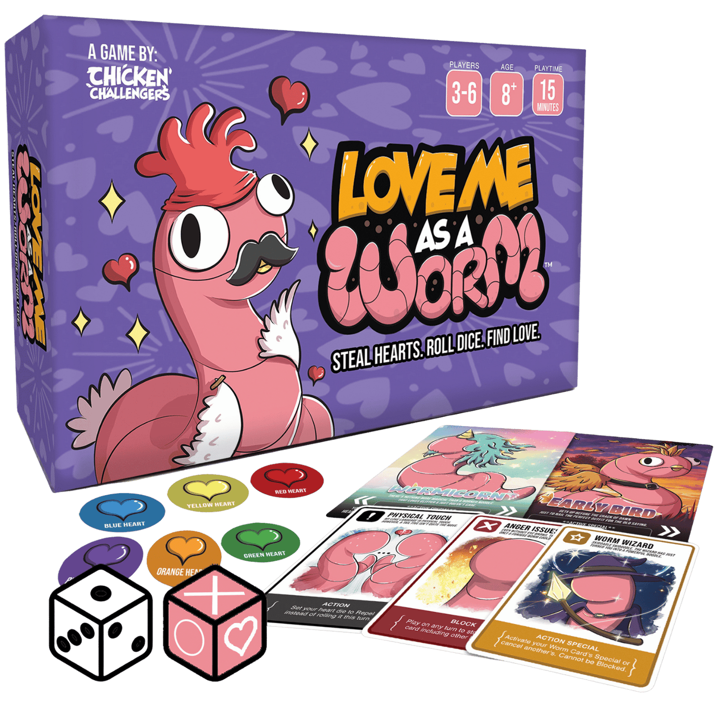 Love Me as a Worm Board Game
