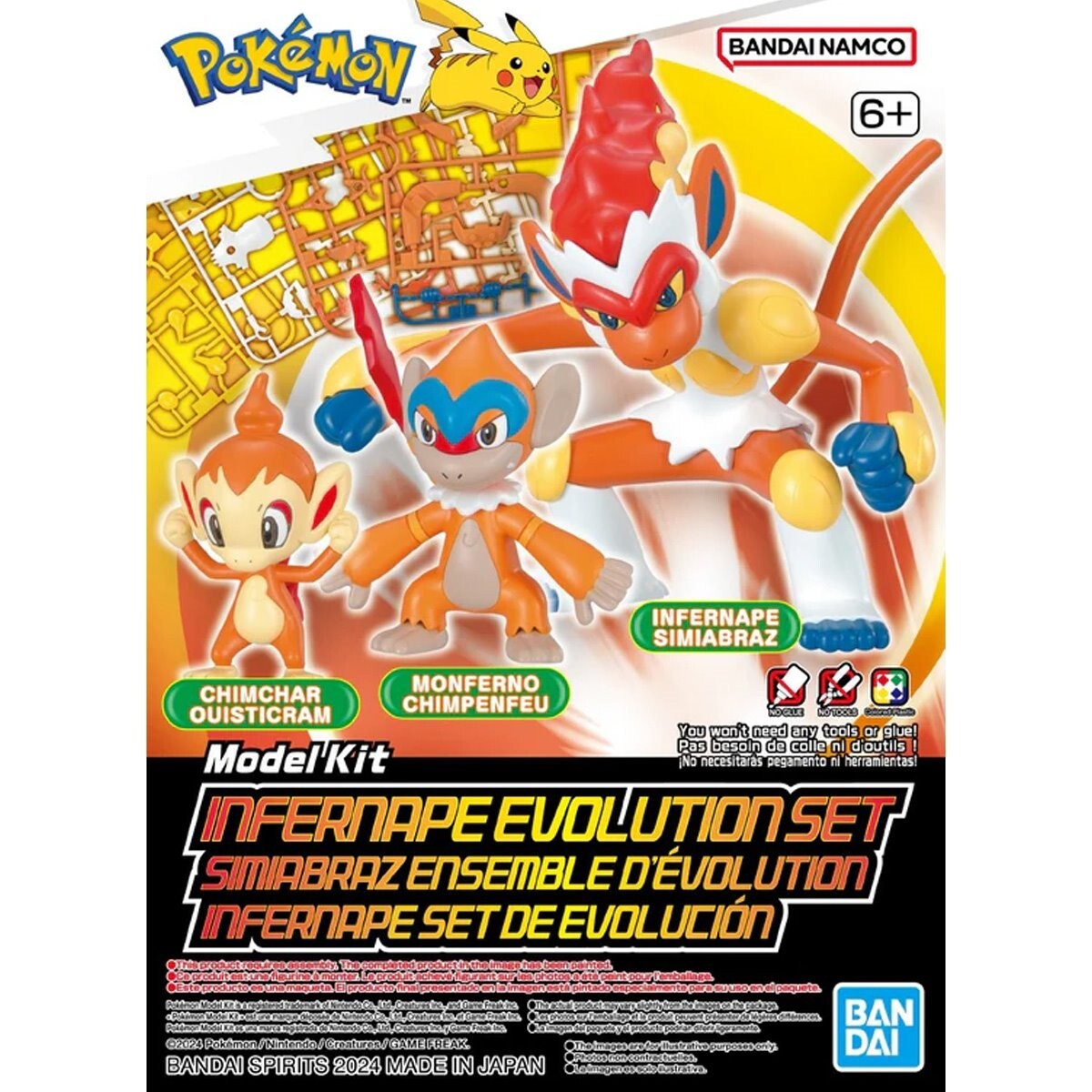 Infernape Evolution Pokemon Model Kit