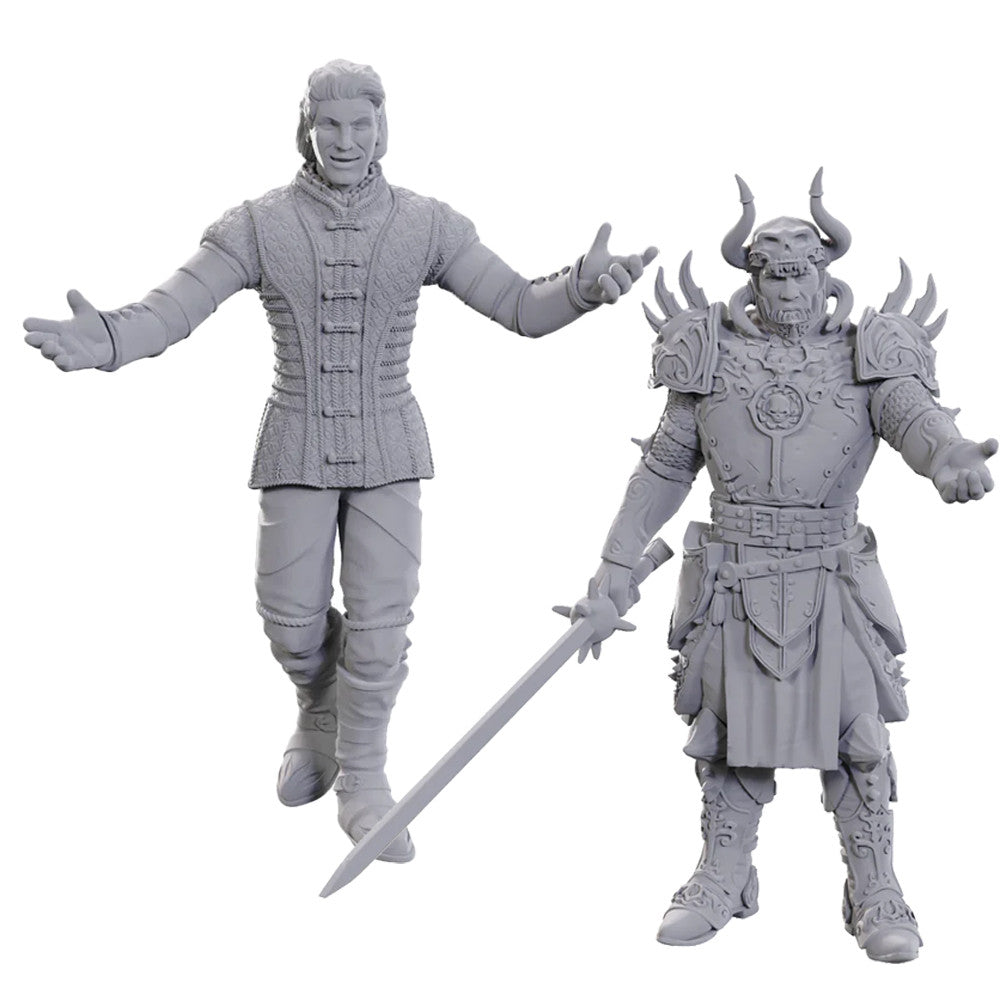 D&D Nolzur's Marvelous Unpainted Miniatures: Baldur's Gate Sarevok Anchev & Raphael