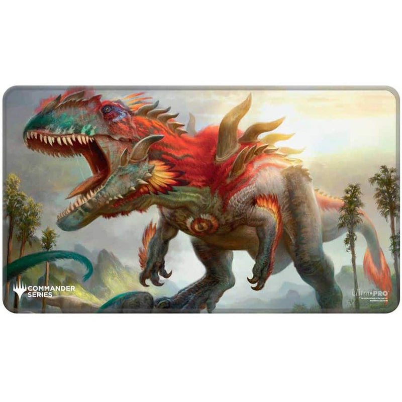 Magic TCG: Commander Series- Release 3- Three Color Shard- Q4 2024 Stitched Edge Playmat Gishath