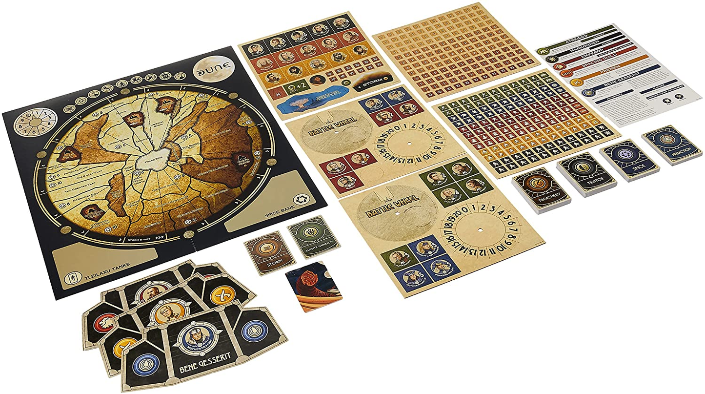 content display of Dune board game