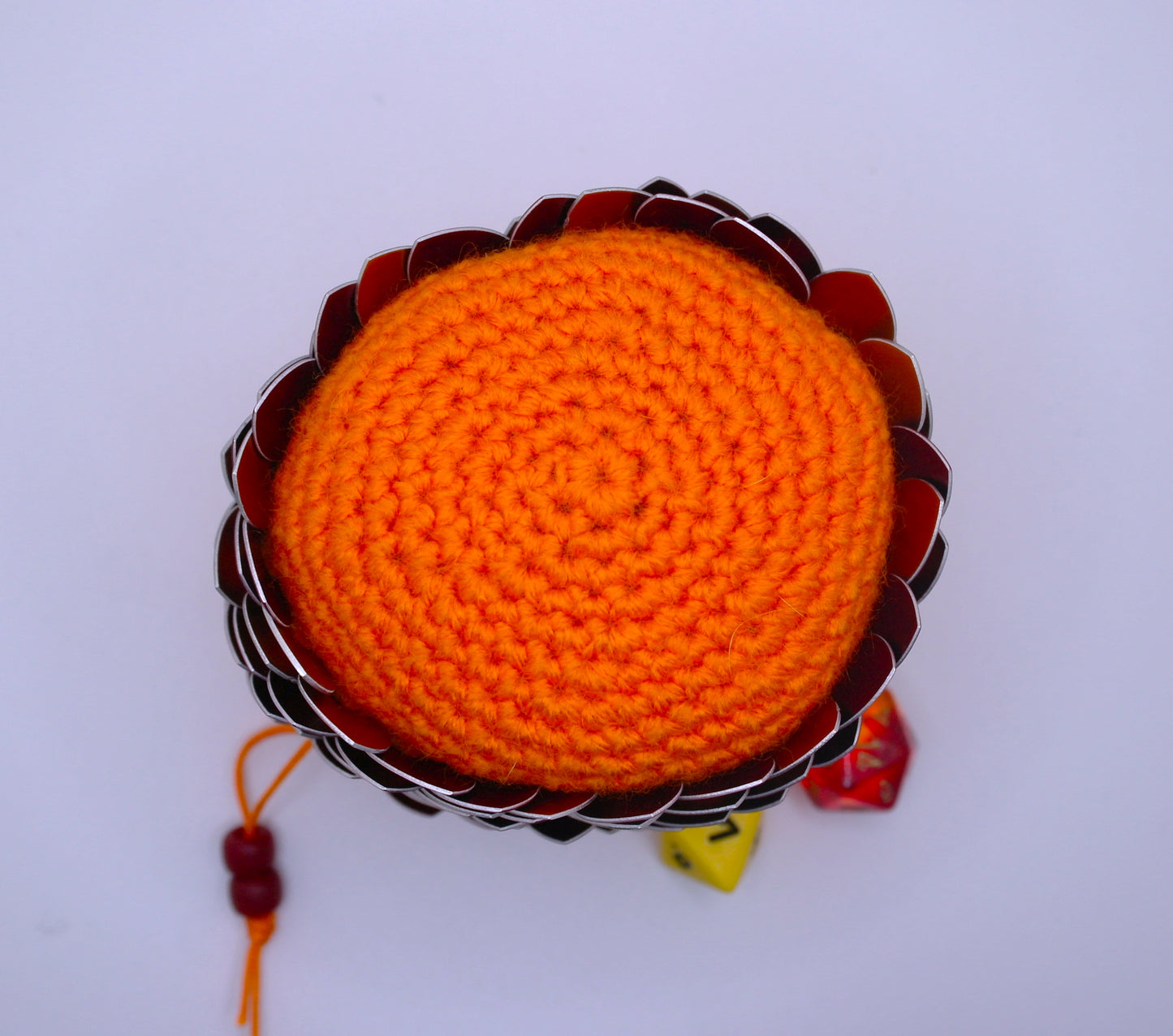 Bottom of dice bag