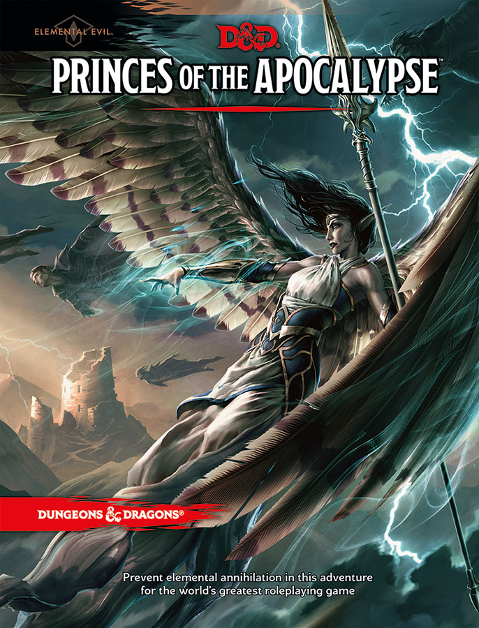 D&D RPG Princes of the Apocalypse Hardcover Book