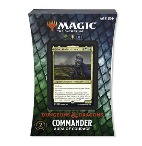 Aura of Courage (green/white/blue) Commander Deck