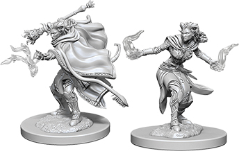 D&D Nolzur's Marvelous Unpainted Miniatures: Tiefling Female Warlock 2 figures