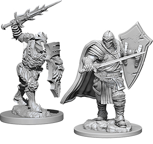 D&D Nolzur's Marvelous Unpainted Miniatures: Death Knight & Helmed Horror