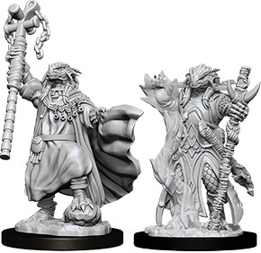 D&D Nolzur's Marvelous Unpainted Miniatures: Dragonborn Female Sorcerer 2 figures