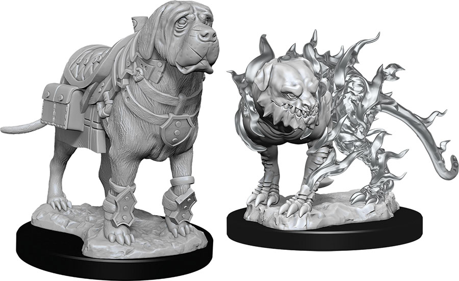 D&D Nolzur's Marvelous Unpainted Miniatures: Mastif & Shadow Mastif