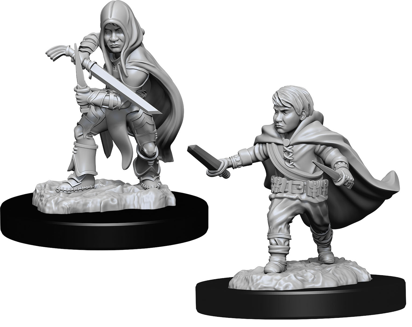 D&D Nolzur's Marvelous Unpainted Miniatures: Halfling Male Rogue W13 2 figures