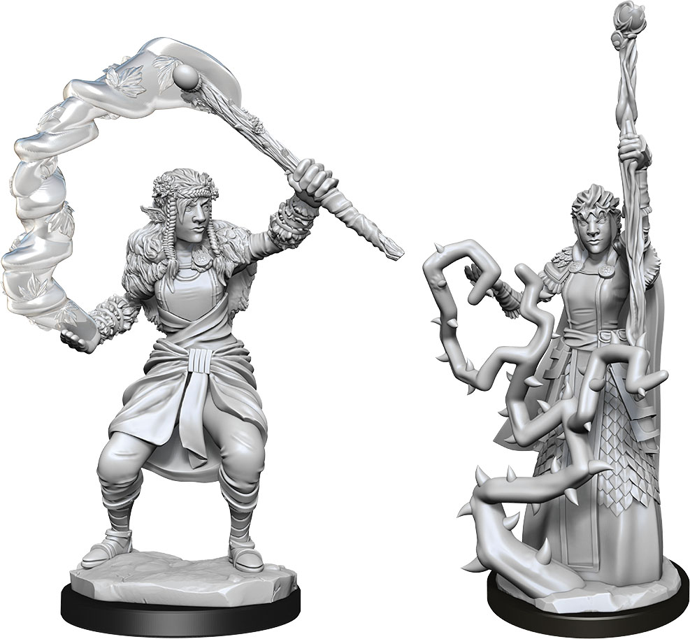 D&D Nolzur's Marvelous Unpainted Miniatures: Firbolg Female Druid W13 2 figures