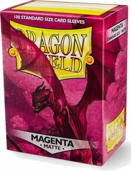 Dragon Shield Card Sleeves: Matte Magenta(100)
