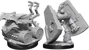 D&D Nolzur's Marvelous Unpainted Miniatures: Stone Defender & Oaken Bolter