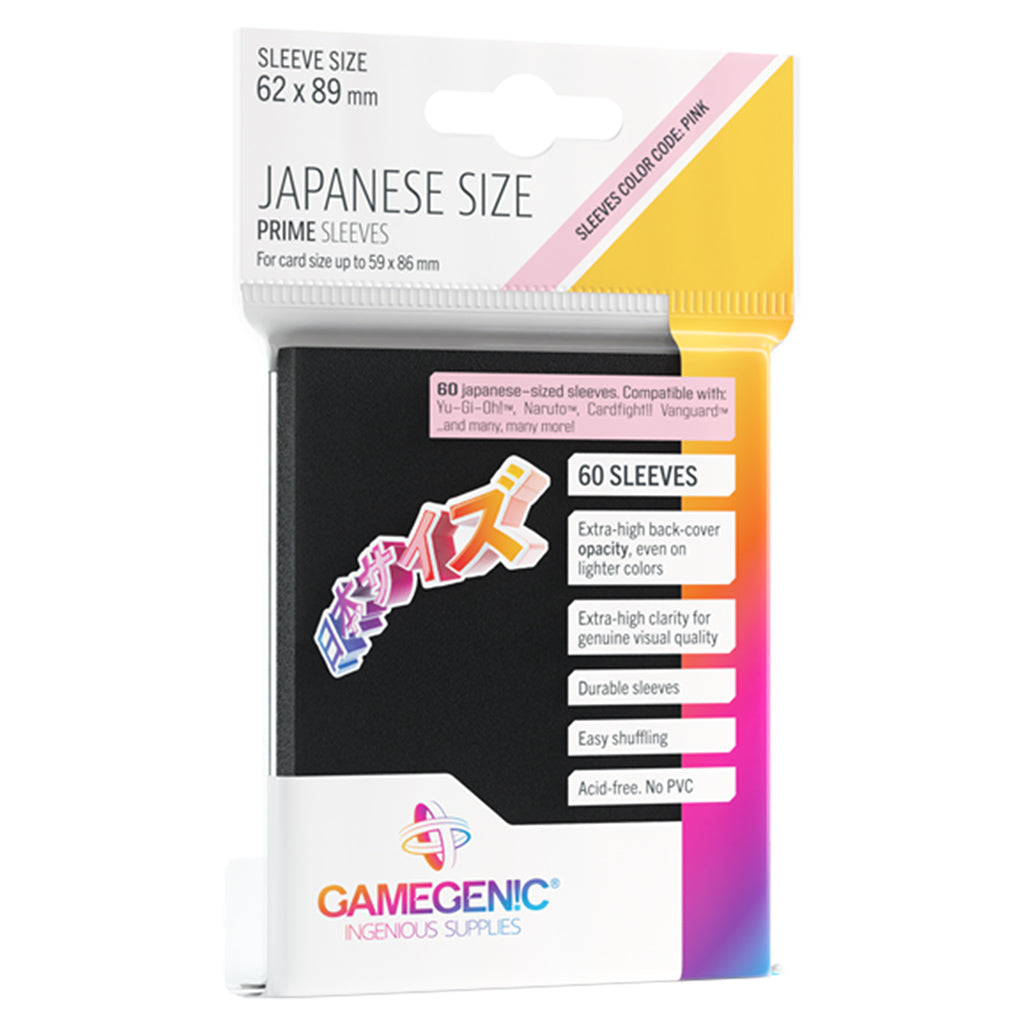 Prime Japanese Sized Card Sleeves Black