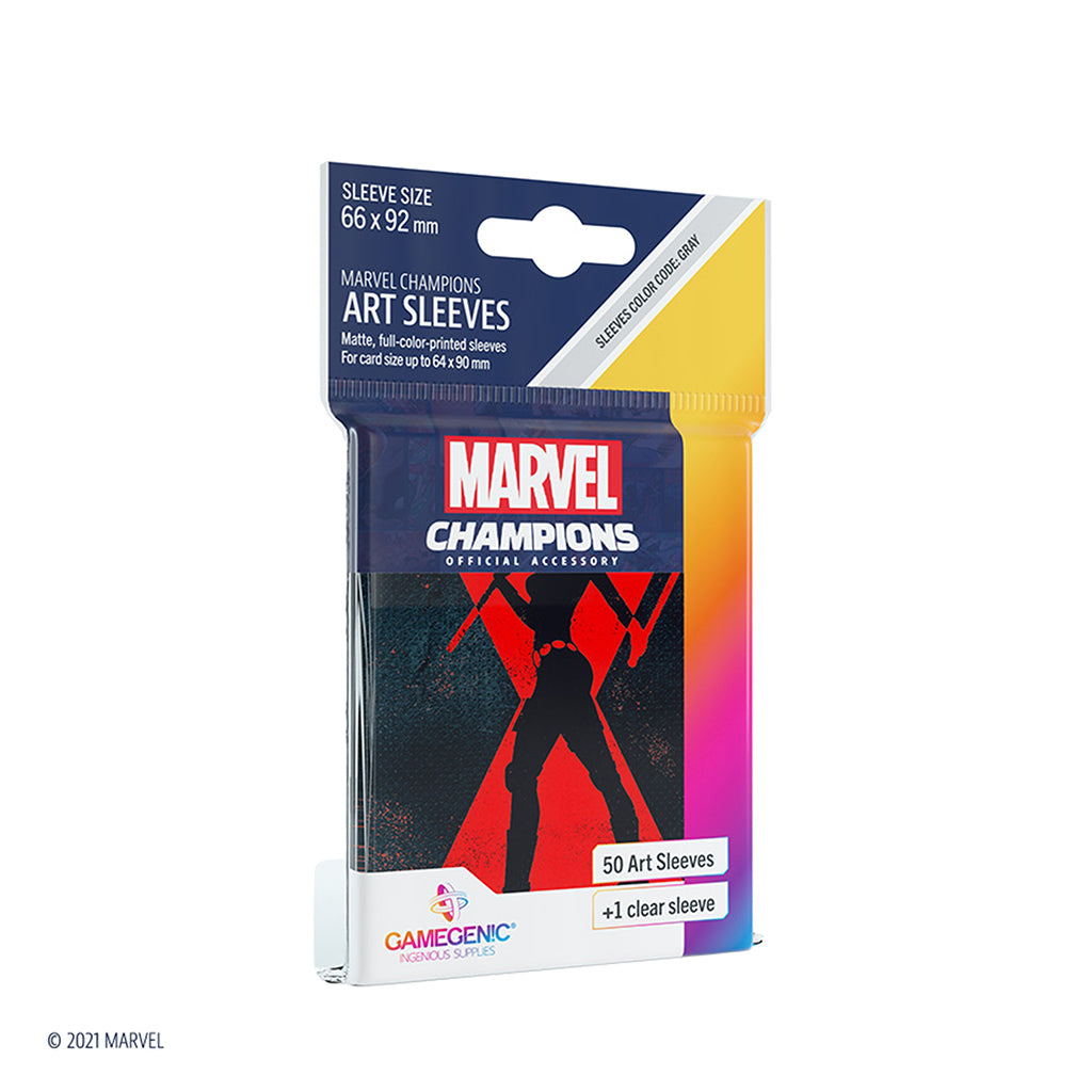 Marvel Champions Card Sleeves - Black Widow (50)