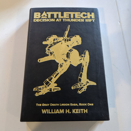 Battletech The Grey Death Legion Trilogy Book 1 Decision at Thunder Rift Limited Edition