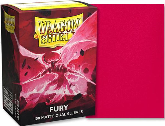 Dragon Shield Card Sleeves: Matte Dual: Fury (100)