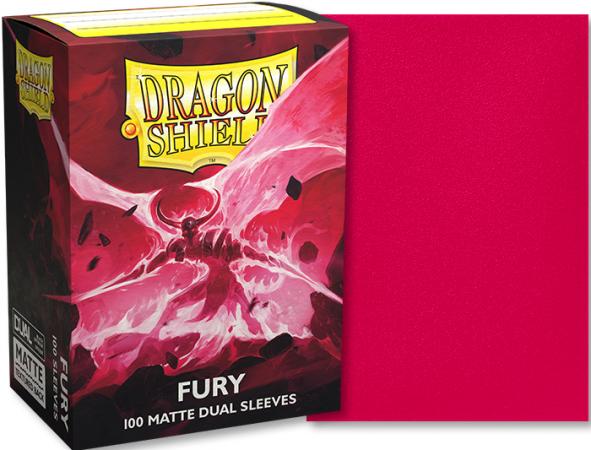 Dragon Shield Card Sleeves: Matte Dual: Fury (100)