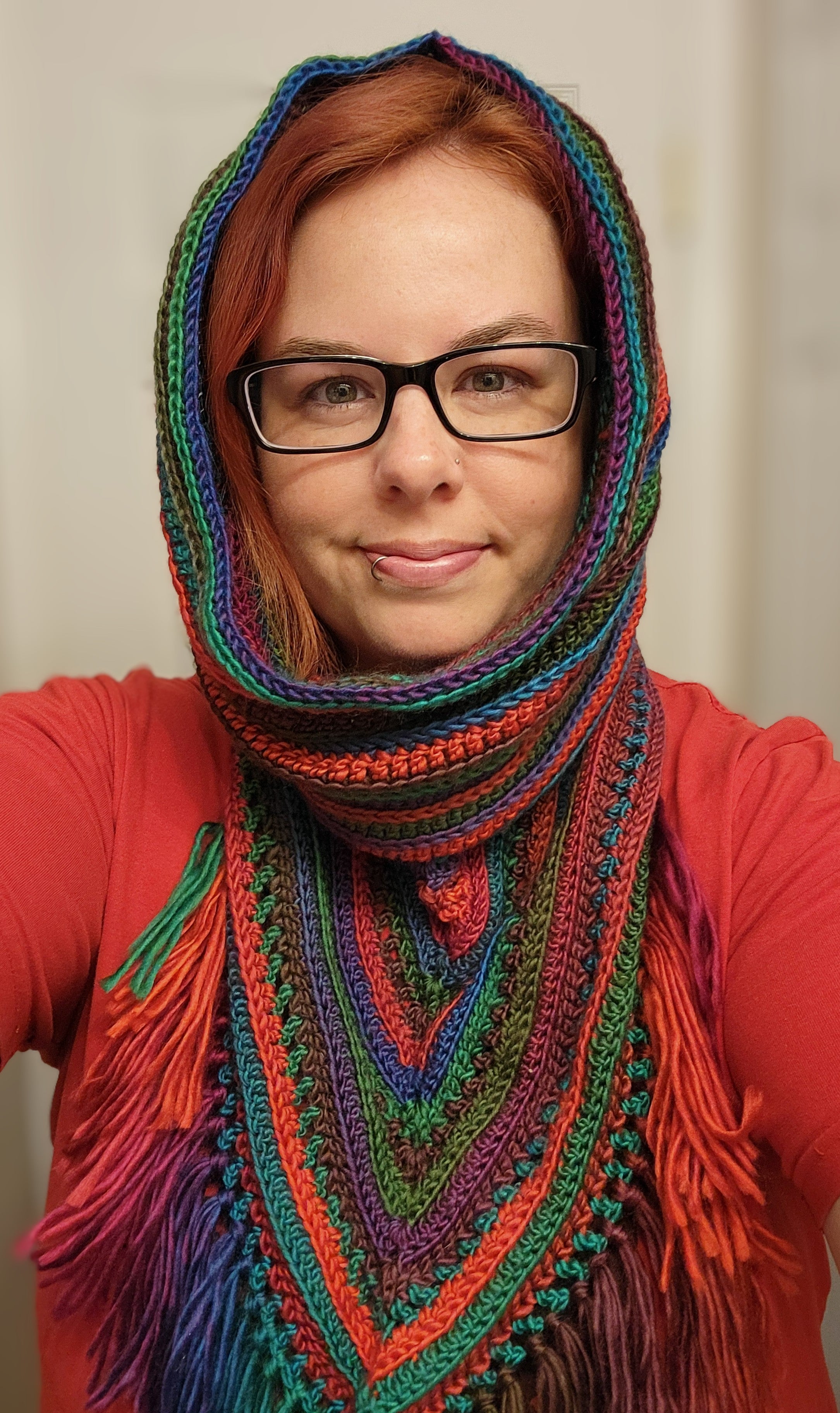 Crocheted Wild Oleander Hooded Scarf – Glorious Games & Goods