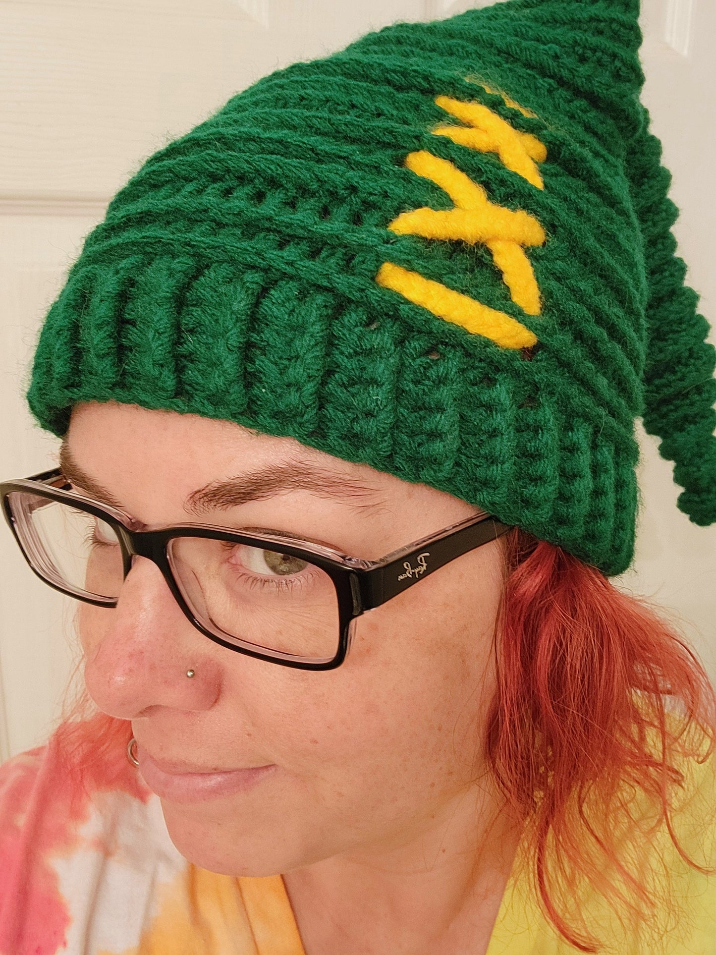Crocheted Link Hat from the Legend of Zelda