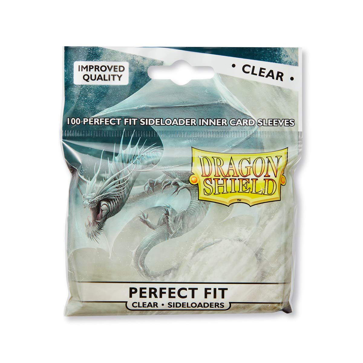 Dragon Shield Perfect Fit Sideloader Card Sleeves: 100 count Clear