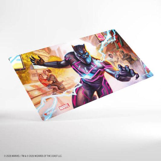 Magic The Gathering Marvel Super Heroes Shiny Playmat Striking Black Panther