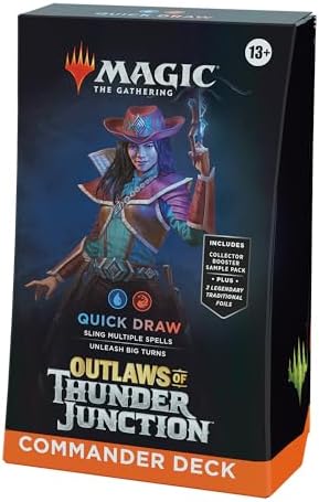 Magic The Gathering TCG: Outlaws of Thunder Junction Commander Deck: Quick Draw