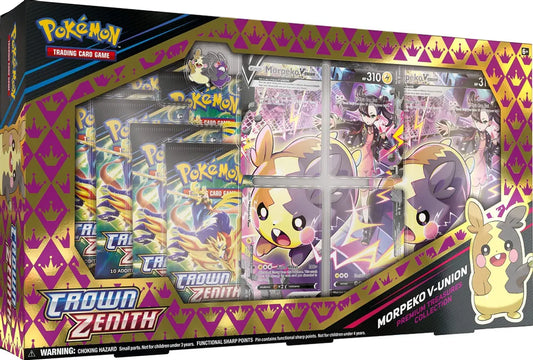 Pokemon TCG Crown Zenith Premium Treasure Collection Morpeko V-Union Box