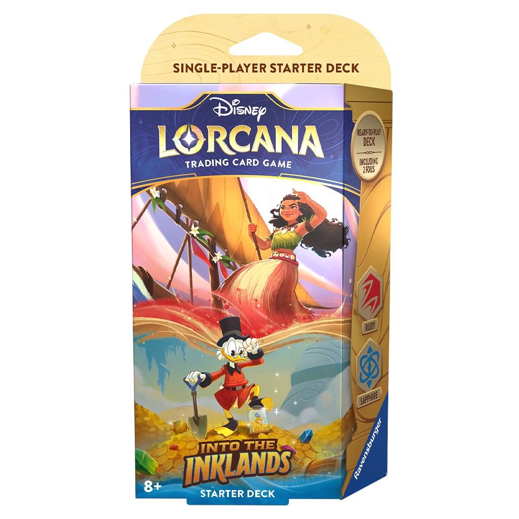 Disney Lorcana TCG: Into the Inklands Deck Ruby/Sapphire