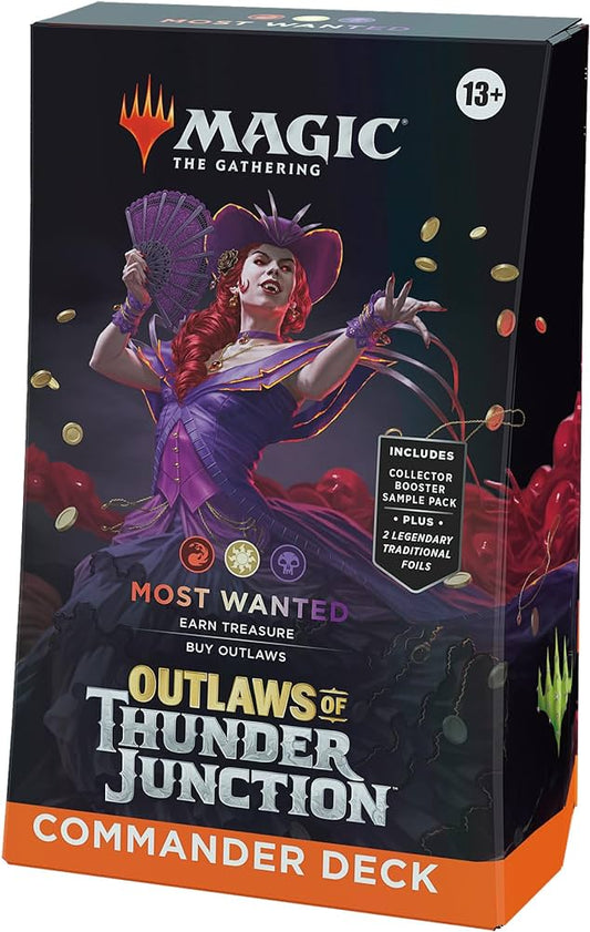 Magic The Gathering TCG: Outlaws of Thunder Junction Commander Deck: Most Wanted