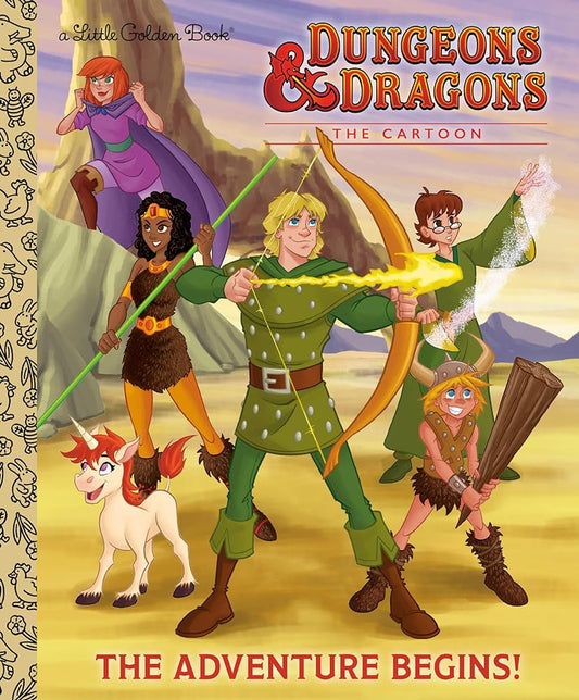 Dungeons & Dragons: The Adventure Begins! (A Little Golden Book)