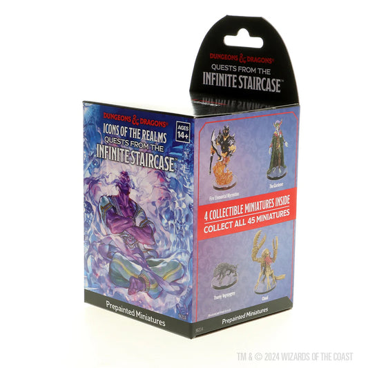 Dungeons and Dragons: Icons of the Realms Set 33 Quests from the infinite staircase Booster Box