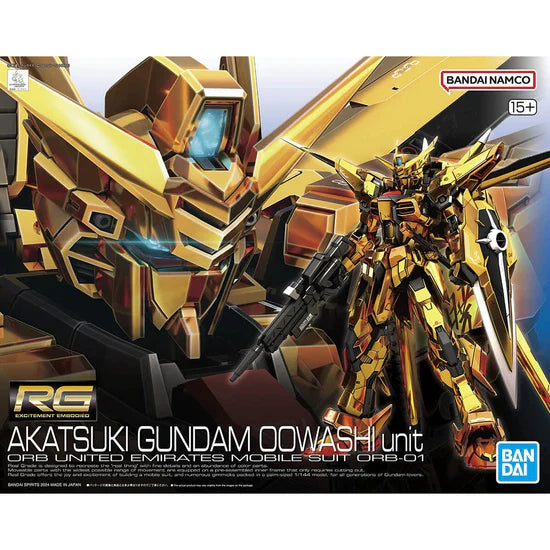 GUNPLA: Real Grade 1/144- Akatsuki Gundam Oowashi Unit
