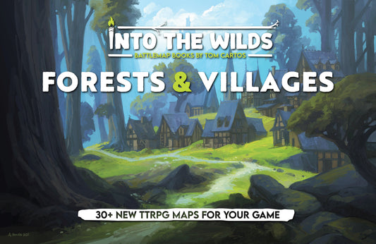 Into the Wilds Battlemap Book: Forests & Villages