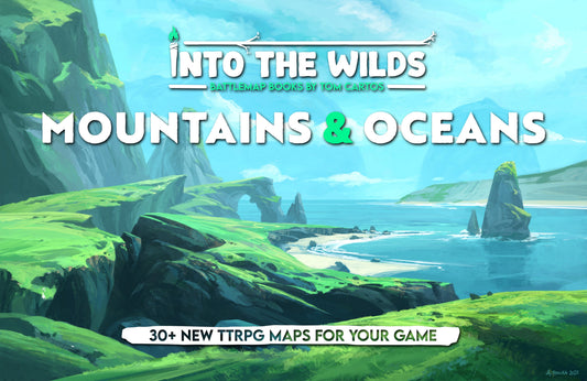 Into the Wilds Battlemap Book: Mountains & Oceans