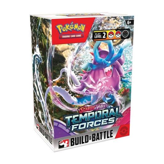 Pokemon TCG: Scarlet & Violet- Temporal Forces Build & battle box
