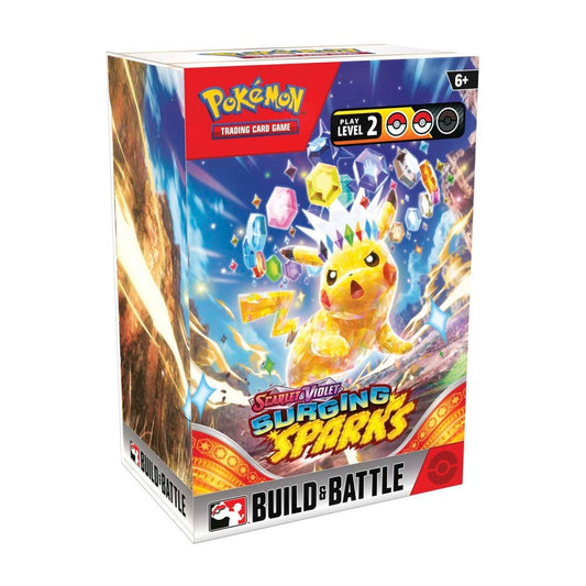 Pokemon TCG: Scarlet & Violet- Surging Sparks Build & battle box
