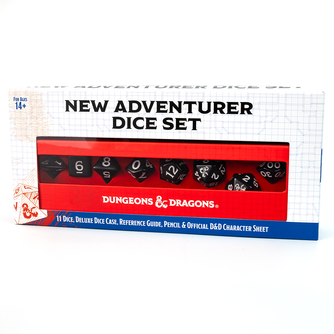 Dungeons & Dragons: New Adventurer Set- Black Dice