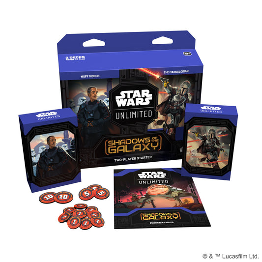 Star Wars: Unlimited- Shadows of the Galaxy Two-Player Starter kit