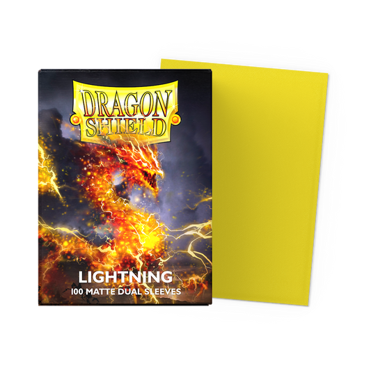 Dragon Shield Card Sleeves: Matte Dual: Lightning (100)