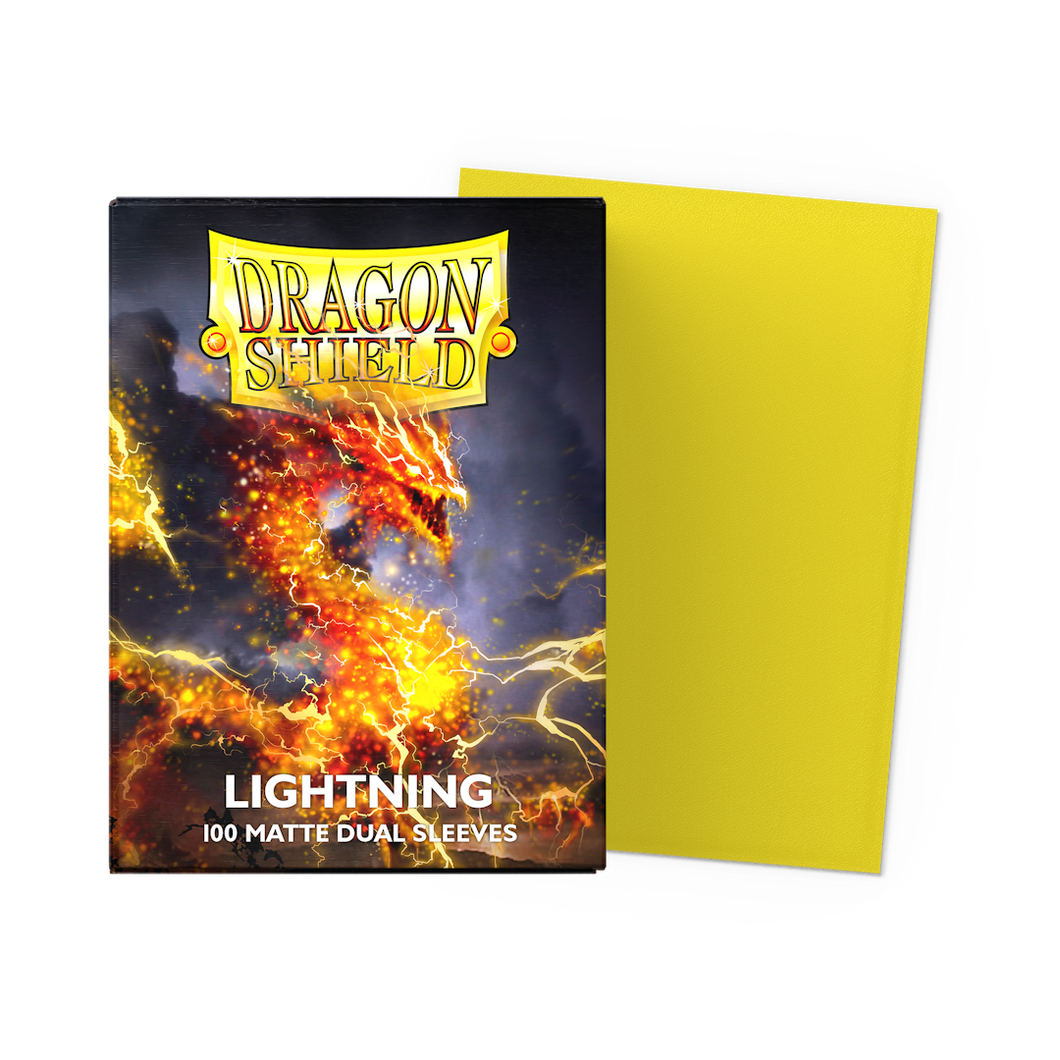 Dragon Shield Card Sleeves: Matte Dual: Lightning (100)