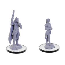 Critical Role Unpainted Miniatures: Percival & Cassandra de Rolo