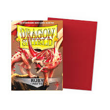 Dragon Shield Card Sleeves: Matte Ruby(100)