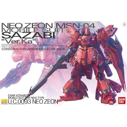 Sazabi Ver. Ka MG Char's Counterattack Gundam Model Kit